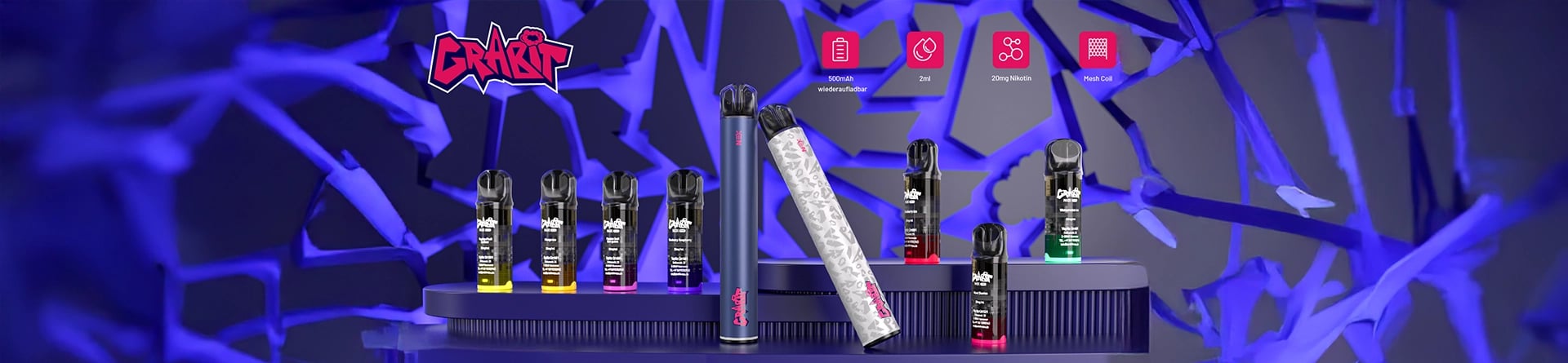 GRABIT Prefilled Pods - Jetzt neu (ELFA kompatibel)